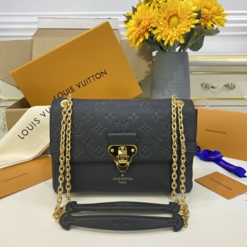 Louis Vuitton Vavin PM Monogram Emperinte Leather Black M44151 Louis Vuitton Vavin PM Monogram Emperinte Leather Black M44151