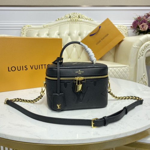 Louis Vuitton Vanity PM Monogram Empreinte Leather Black M45598 Louis Vuitton Vanity PM Monogram Empreinte Leather Black M45598