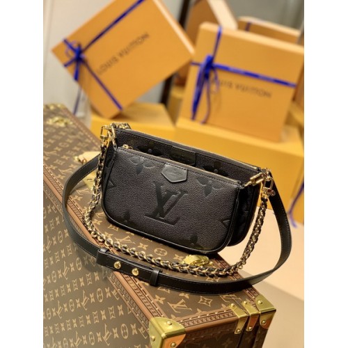 Louis Vuitton Multi Pochette Accessories M45777 Black Print Louis Vuitton Multi Pochette Accessories M45777 Black Print