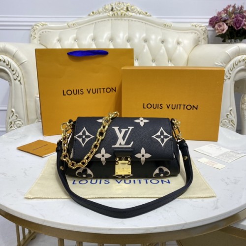 Louis Vuitton Favourite Bag M45859 Black Creme Louis Vuitton Favourite Bag M45859 Black Creme