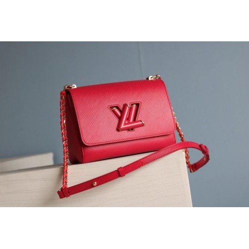 Louis Vuitton Twist MM Epi Leather in Red M50320 Louis Vuitton Twist MM Epi Leather in Red M50320