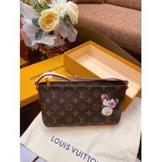 Louis Vuitton Monogram Trotteur Shoulder Bag M51240 Panda Louis Vuitton Monogram Trotteur Shoulder Bag M51240 Panda