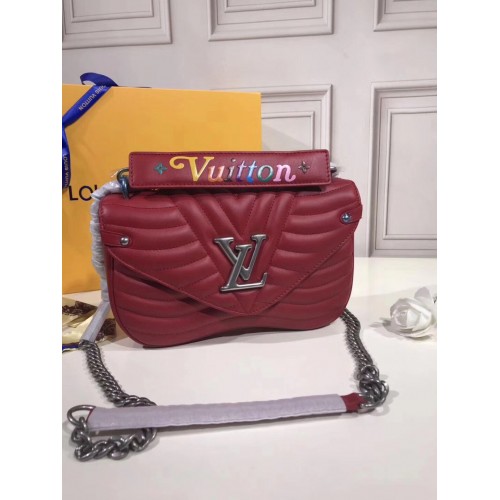 Louis Vuitton New Wave Chain Bag MM M51946 Red Louis Vuitton New Wave Chain Bag MM M51946 Red