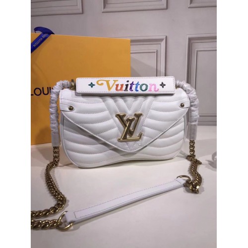 Louis Vuitton New Wave Chain Bag MM M51946 White Louis Vuitton New Wave Chain Bag MM M51946 White