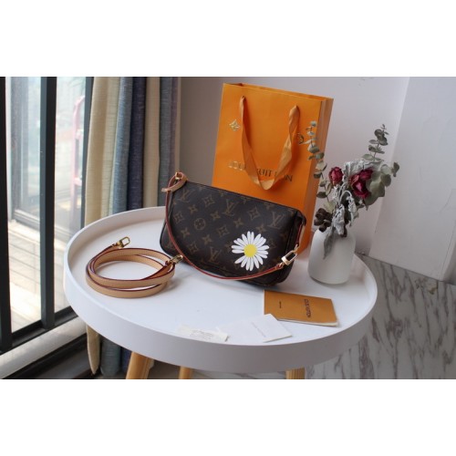 Louis Vuitton Monogram Pochette Accessoires Takashi Murakami M51980 Chrysanthemum Louis Vuitton Monogram Pochette Accessoires Takashi Murakami M51980 Chrysanthemum