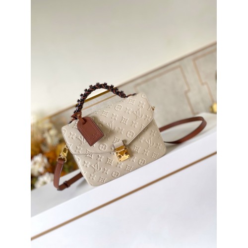 Louis Vuitton Pochette Metis Braided Monogram Empreinte M53940 Louis Vuitton Pochette Metis Braided Monogram Empreinte M53940