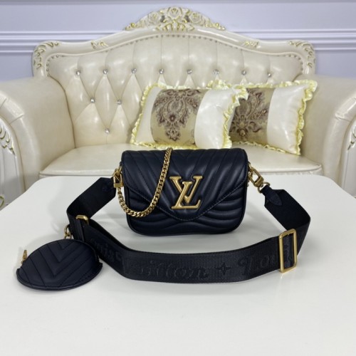 Louis Vuitton New Wave Multi-Pochette Bag In Noir M56461 Louis Vuitton New Wave Multi-Pochette Bag In Noir M56461