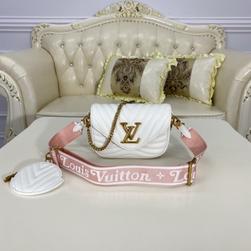 Louis Vuitton New Wave Multi-Pochette Bag In Snow M56466 Louis Vuitton New Wave Multi-Pochette Bag In Snow M56466