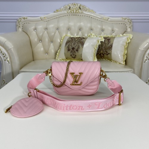 Louis Vuitton New Wave Multi-Pochette Bag In Rose M56468 Louis Vuitton New Wave Multi-Pochette Bag In Rose M56468
