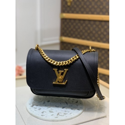 Louis Vuitton Lockme Chain PM Lockme M57073 Black Louis Vuitton Lockme Chain PM Lockme M57073 Black