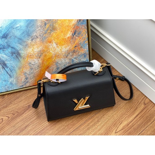 Louis Vuitton Twist One Handle MM in Black Louis Vuitton Twist One Handle MM in Black