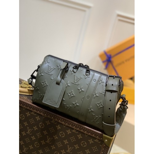 Louis Vuitton City Keepall Other Leathers M57955 In Dark green Louis Vuitton City Keepall Other Leathers M57955 In Dark green