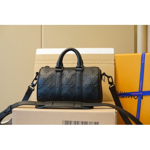 Louis Vuitton Keepall XS Other Leathers in Black M57960 Louis Vuitton Keepall XS Other Leathers in Black M57960