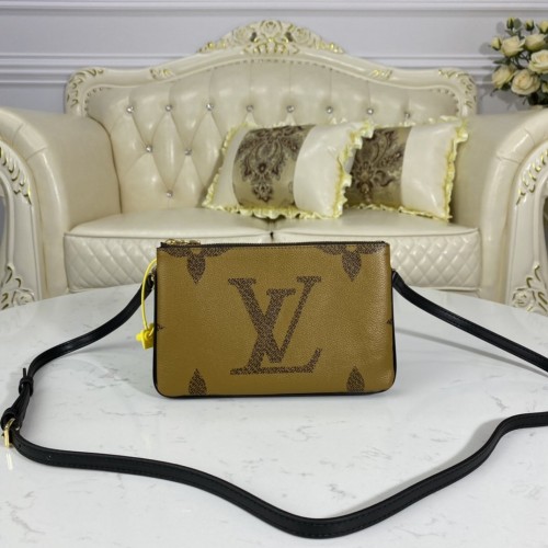 Louis Vuitton Double Zip Pochette Monogram M69203 Louis Vuitton Double Zip Pochette Monogram M69203