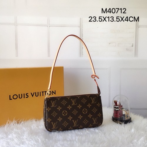 Louis Vuitton Pochette Accessoires Monogram Canvas in Brown Louis Vuitton Pochette Accessoires Monogram Canvas in Brown