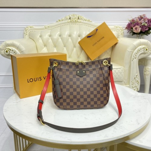 Louis Vuitton Damier Ebène Canvas Handbag South Bank Besace N42230 Louis Vuitton Damier Ebène Canvas Handbag South Bank Besace N42230