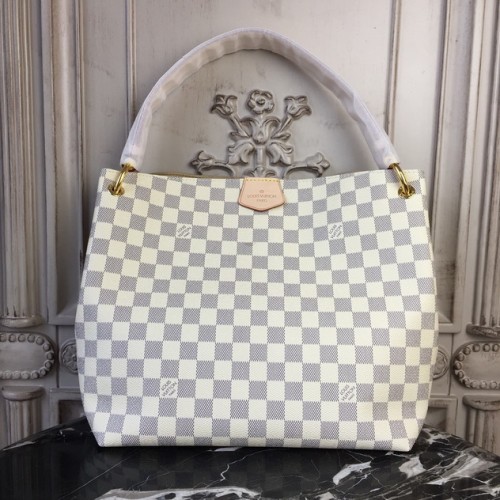 Louis Vuitton Damier Azur Graceful MM/GM N42248 Louis Vuitton Damier Azur Graceful MM/GM N42248