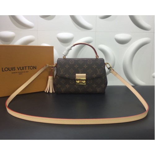 Louis Vuitton Croisette Damier Ebene Compact Crossbody N53000 Louis Vuitton Croisette Damier Ebene Compact Crossbody N53000