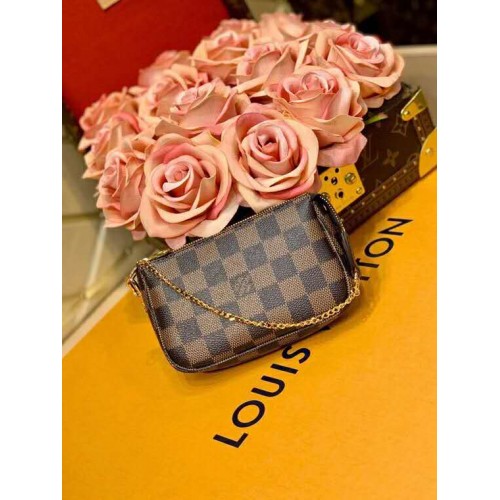 Louis Vuitton Mini Pochette Accessories Damier Canvas Louis Vuitton Mini Pochette Accessories Damier Canvas
