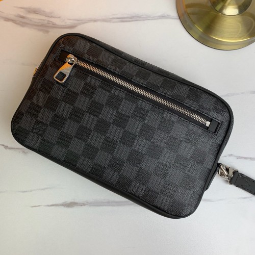 Louis Vuitton Kasai Clutch Damier Graphite M41664 Louis Vuitton Kasai Clutch Damier Graphite M41664