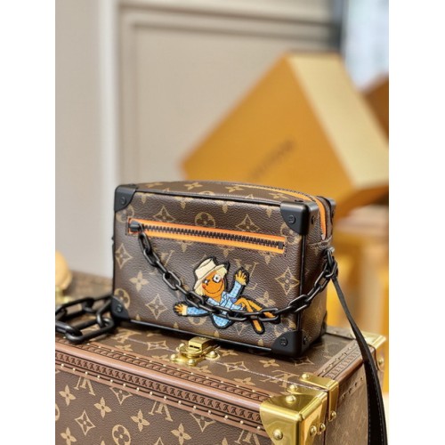 Louis Vuitton Mini Soft Trunk Monogram Other In Brown M80159 Louis Vuitton Mini Soft Trunk Monogram Other In Brown M80159
