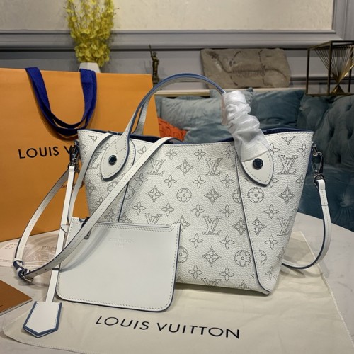 Louis Vuitton Hina PM Mahina Leather Cream/Blue Louis Vuitton Hina PM Mahina Leather Cream/Blue