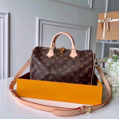 Louis Vuitton Speedy Bandoulière 30 Monogram in Brown M41112 Louis Vuitton Speedy Bandoulière 30 Monogram in Brown M41112