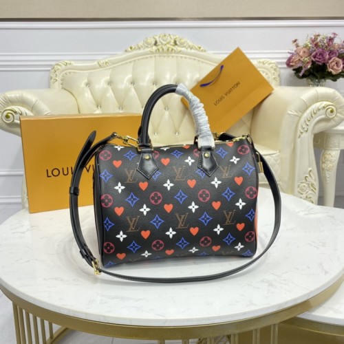 Louis Vuitton Game On Speedy Bandoulière 25 Monogram in Black M57466 Louis Vuitton Game On Speedy Bandoulière 25 Monogram in Black M57466