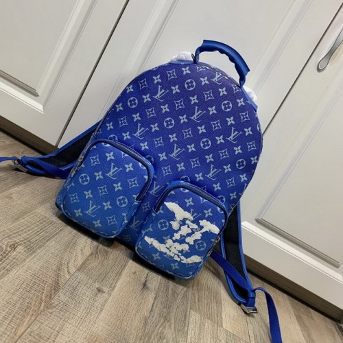 Louis Vuitton Backpack Multipocket Monogram Other in Blue Louis Vuitton Backpack Multipocket Monogram Other in Blue