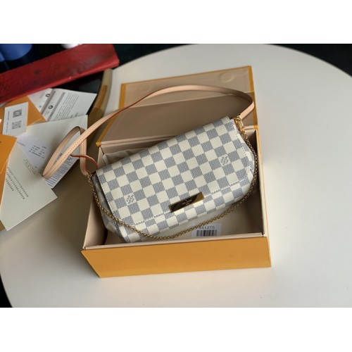 Louis Vuitton Favorite MM Damier Azur N41275 Louis Vuitton Favorite MM Damier Azur N41275