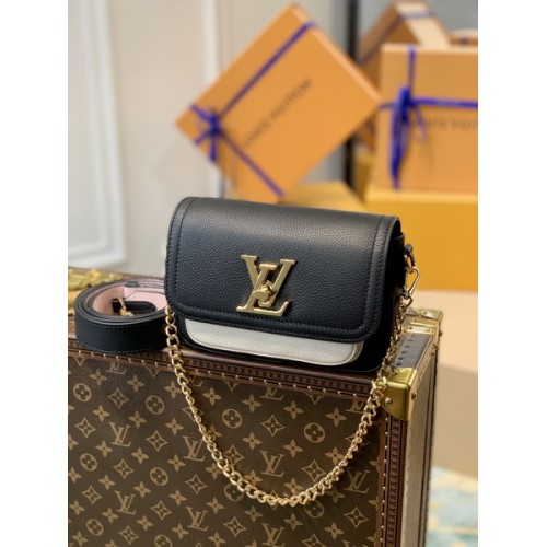 Louis Vuitton Lockme Tender Grained Calf Leather M58557 Black Louis Vuitton Lockme Tender Grained Calf Leather M58557 Black