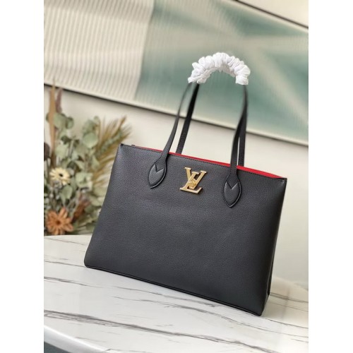 Louis Vuitton Lockme Shopper Grained Calf Leather M57345 Louis Vuitton Lockme Shopper Grained Calf Leather M57345