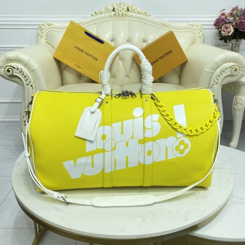 Louis Vuitton Keepall Bandouliere 50 With Acetate Chain M58748 Louis Vuitton Keepall Bandouliere 50 With Acetate Chain M58748
