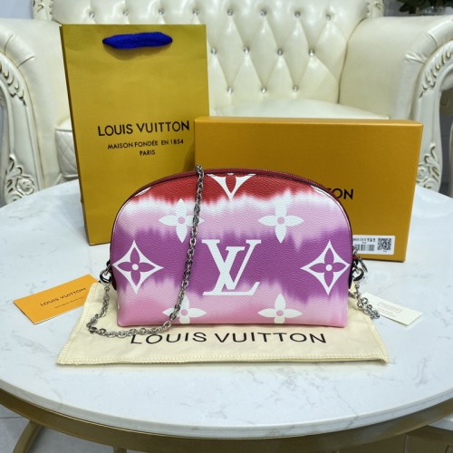Louis Vuitton Escale Pochette Cosmetique Chain Bag M69139 Pink Purple Louis Vuitton Escale Pochette Cosmetique Chain Bag M69139 Pink Purple