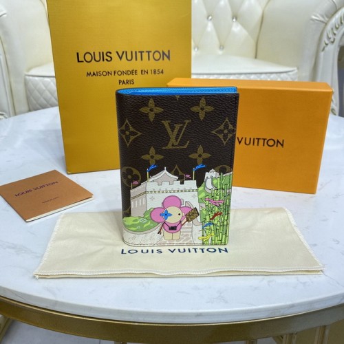 Louis Vuitton Monogram Coated Canvas Passport Cover M80866 Louis Vuitton Monogram Coated Canvas Passport Cover M80866