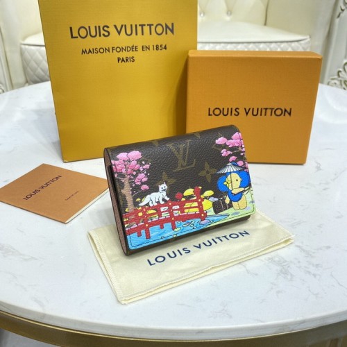 Louis Vuitton Monogram Coated Canvas Victorine Wallet M80873 Louis Vuitton Monogram Coated Canvas Victorine Wallet M80873