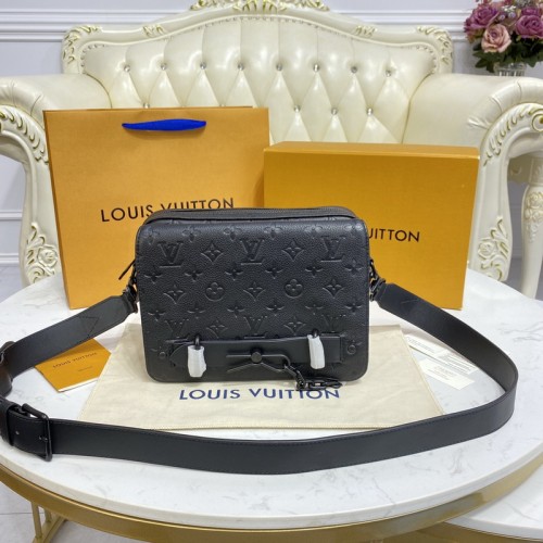 Louis Vuitton Steamer Messenger Monogram Taurillon Leather M57307 Louis Vuitton Steamer Messenger Monogram Taurillon Leather M57307