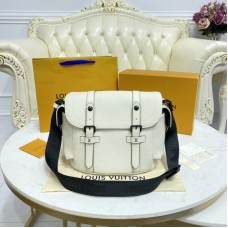 Louis Vuitton Christopher Messenger White Taurillon Leather Louis Vuitton Christopher Messenger White Taurillon Leather
