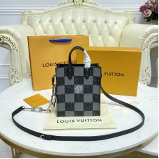 Louis Vuitton Sac Plat XS Cowhide Leather N60495 Black Louis Vuitton Sac Plat XS Cowhide Leather N60495 Black