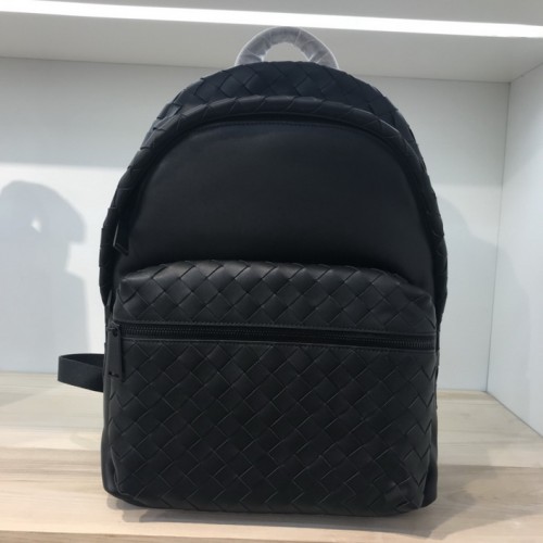 Bottega Veneta Intrecciato Leather Backpack 7786 Black Bottega Veneta Intrecciato Leather Backpack 7786 Black