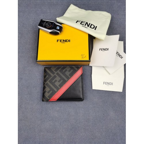 Fendi US Dollar Fabric Bifold Wallet 3 Colour Fendi US Dollar Fabric Bifold Wallet 3 Colour
