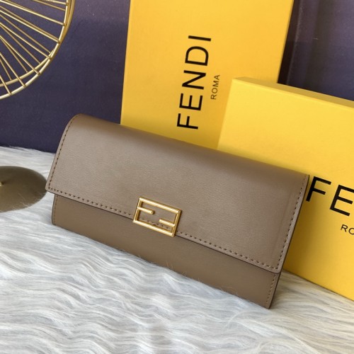Fendi Clutch Flap Wallet Brown Fendi Clutch Flap Wallet Brown