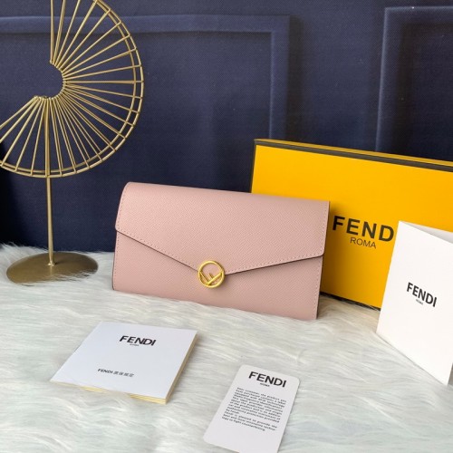 Fendi Long Flap Wallet Pink Fendi Long Flap Wallet Pink