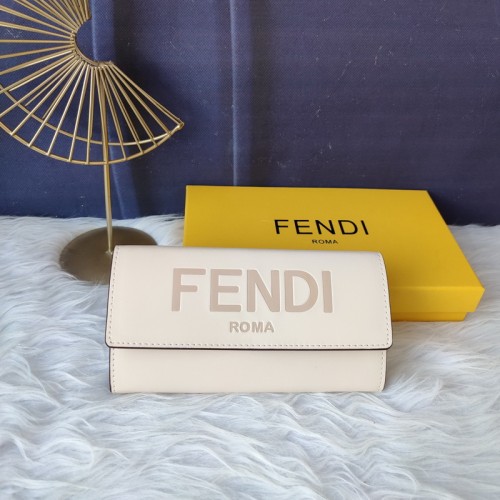 Fendi Roma Long Wallet White Fendi Roma Long Wallet White