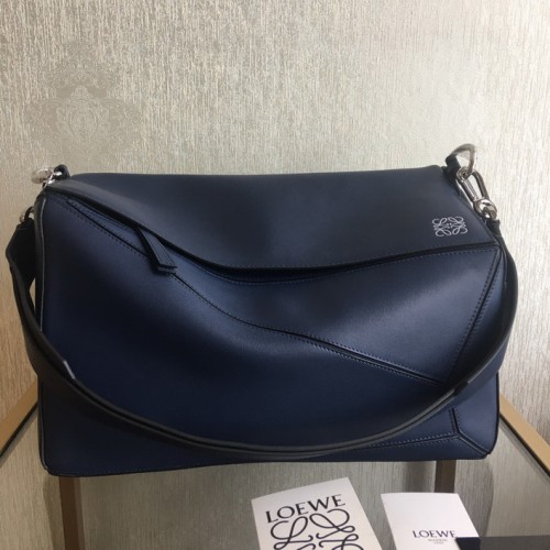 Loewe Puzzle XL multi-function leather bag Sapphire blue Loewe Puzzle XL multi-function leather bag Sapphire blue