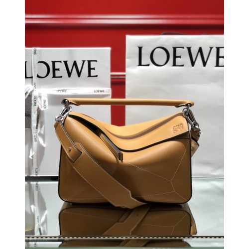 Loewe Puzzle Bag In Classic Calfskin Brown Loewe Puzzle Bag In Classic Calfskin Brown