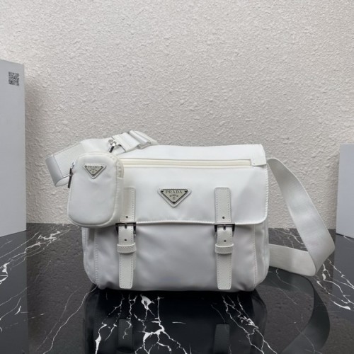 Prada Re-Nylon shoulder bag White 1BD953 Prada Re-Nylon shoulder bag White 1BD953