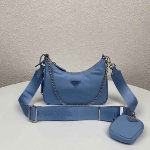 Prada Re-Edition 2005 Nylon Bag Blue 1BH204 Prada Re-Edition 2005 Nylon Bag Blue 1BH204