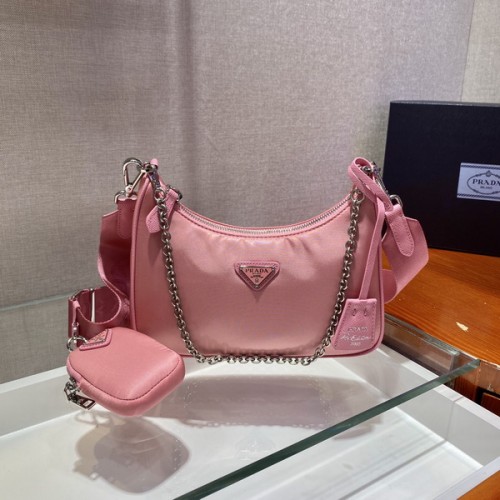 Prada Re-Edition 2005 Nylon Bag Light Red 1BH204 Prada Re-Edition 2005 Nylon Bag Light Red 1BH204