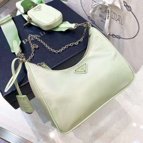 Prada Re-Edition 2005 Nylon Bag White 1BH204 Prada Re-Edition 2005 Nylon Bag White 1BH204